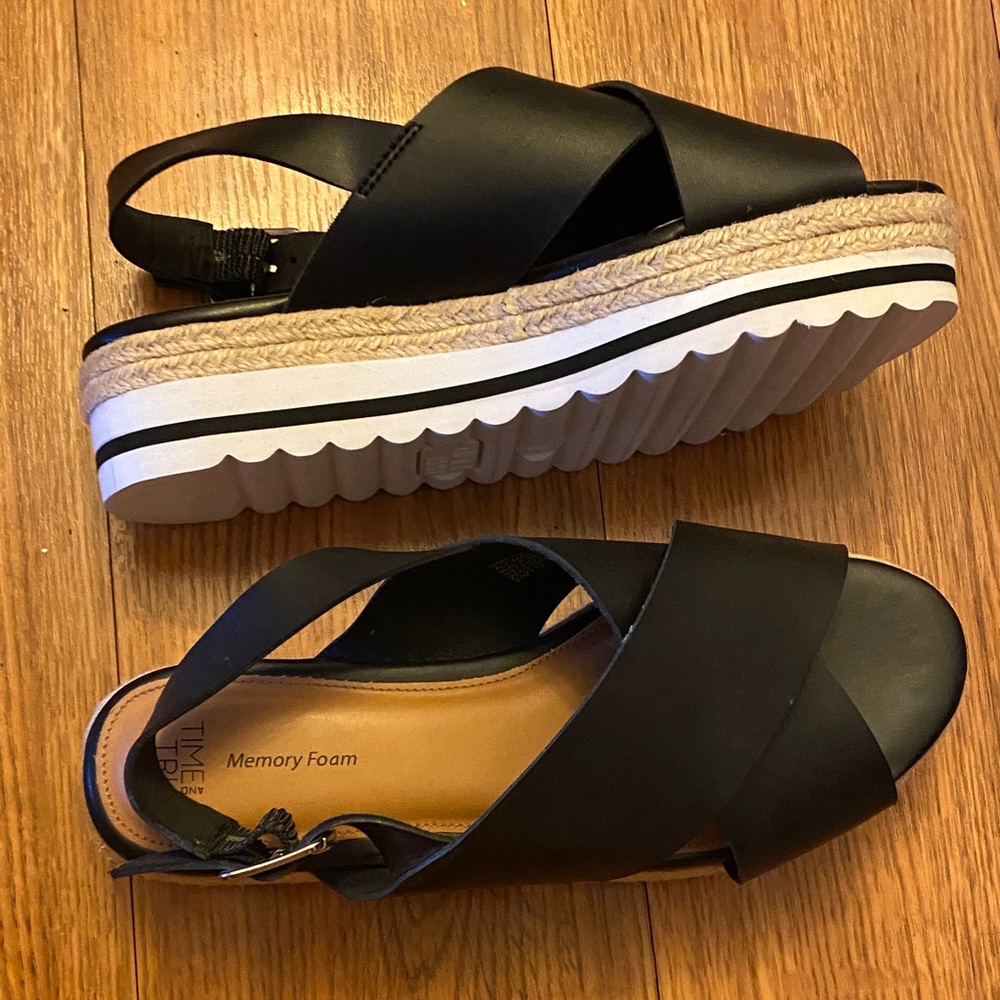 BRAND NEW WOMENS BOHO WEDGE MEMORY FOAM SANDALS